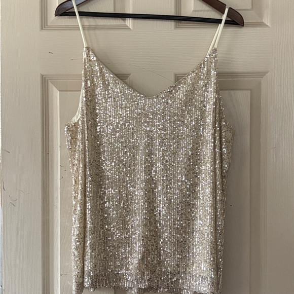 Calvin Klein Tops - Calvin Klein Sparkling Beige Camisole